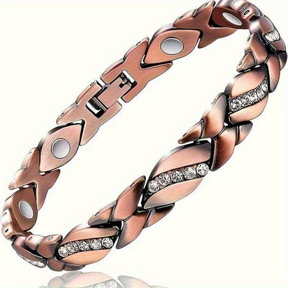 Pulsera de cobre con mosaico Emmeline