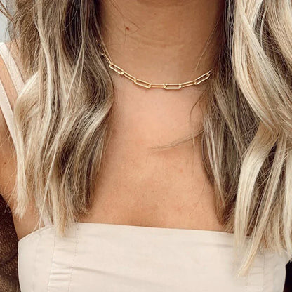 Collar de cadena elegante Archen | Oro