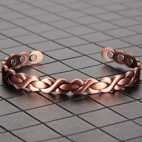 Pulsera de cobre Braided Harmony