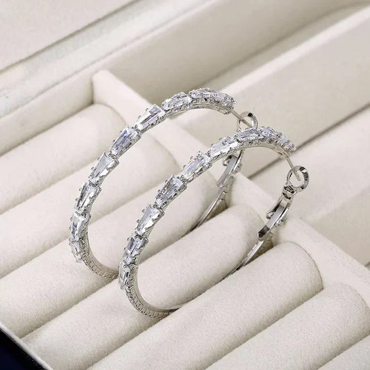 Aretes Camilla Vestalia | Oro blanco