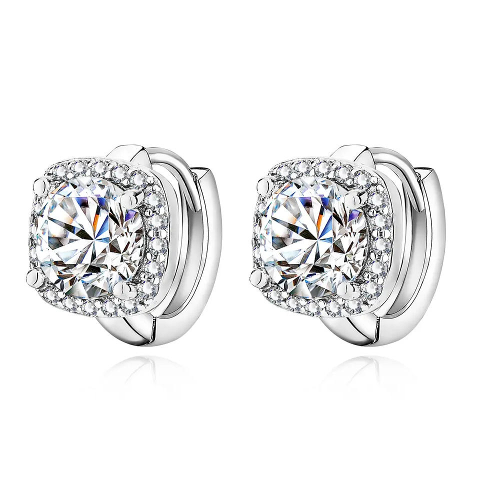 Aretes cuadrados Nadine | Oro