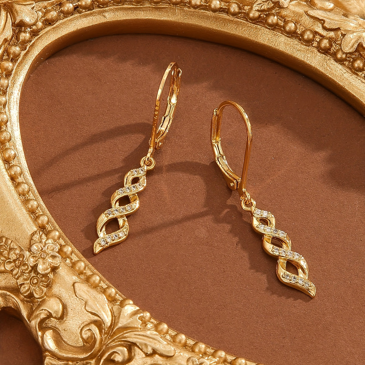 Aretes Shimmer Twist Ava | Oro