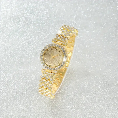 Juego de reloj y pulsera de oro Luxe Radiance | Oro