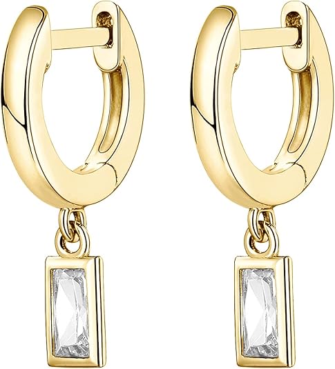 Aretes Largos de Barra | Oro