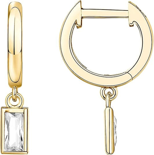 Aretes Largos de Barra | Oro
