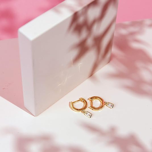 Aretes Largos de Barra | Oro