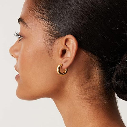 Aretes de aro Stardust | Oro
