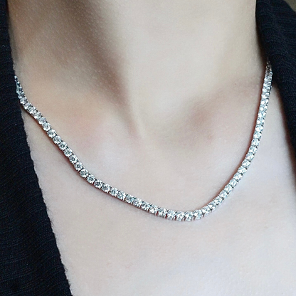 Collar tenis | Oro blanco