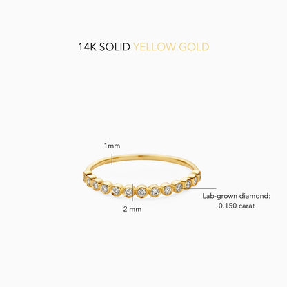 Anillo de burbuja | Oro
