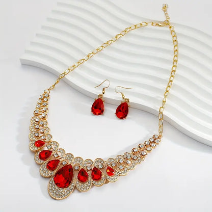 Conjunto de joyería Maevina Crimselle | Oro
