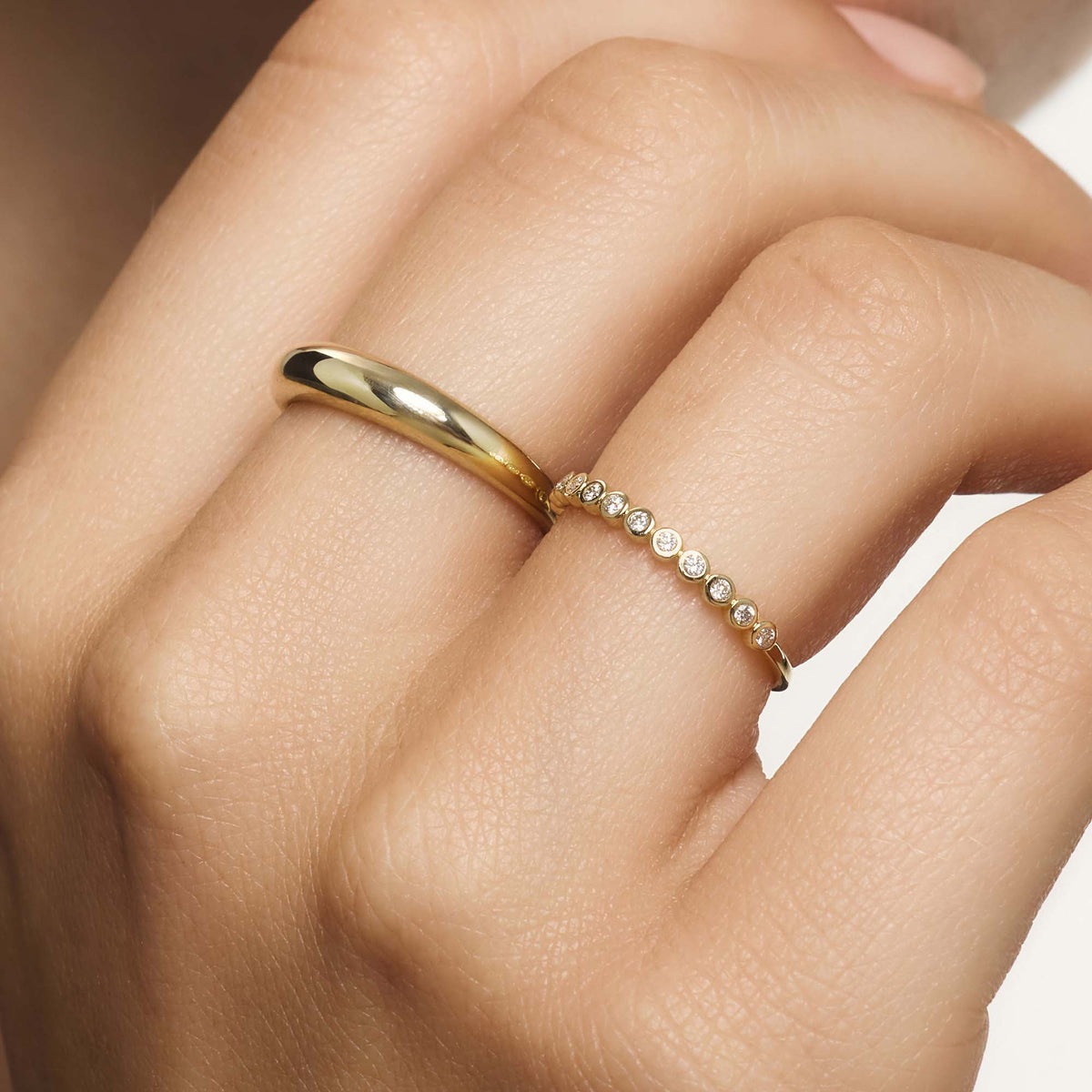 Anillo de burbuja | Oro