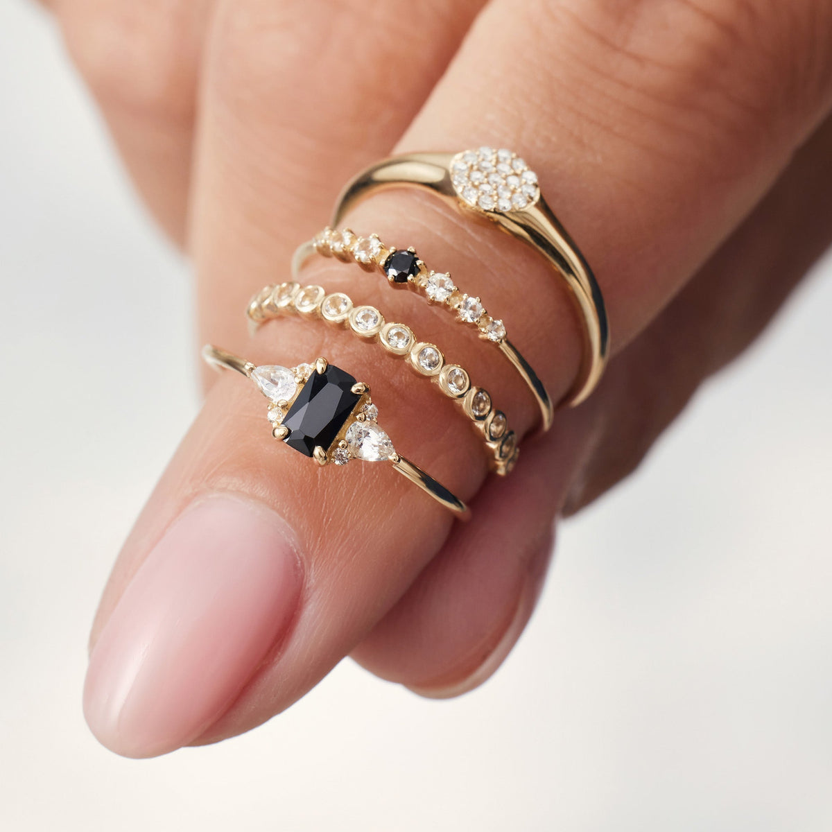Anillo de burbuja | Oro