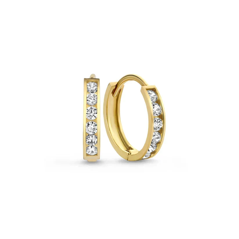 Juego de aretes Dara Brillane Stone | Oro