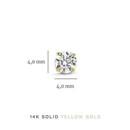 Juego de aretes Dara Brillane Stone | Oro