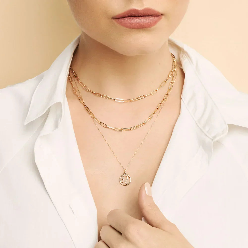 Collar de signo zodiacal - Oro