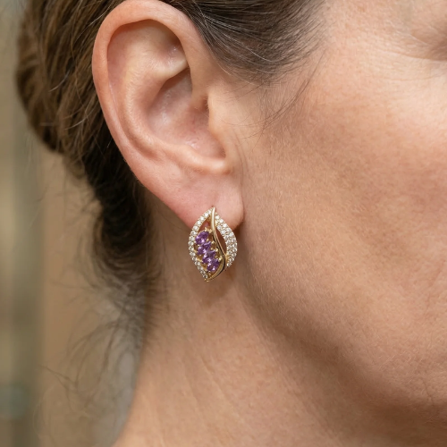 Isola Lilavere Earrings | Rose Gold