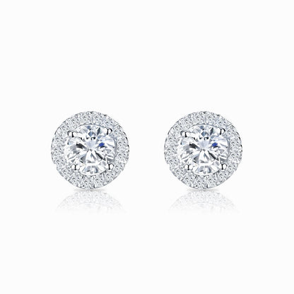 Aretes Belle dame | Oro blanco