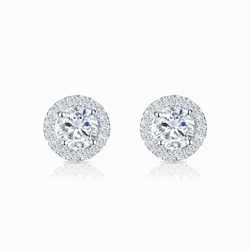 Aretes Belle dame | Oro blanco