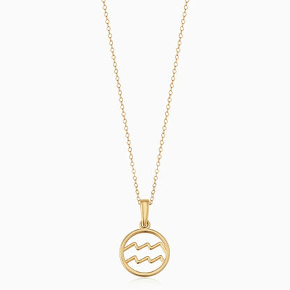 Collar de signo zodiacal - Oro