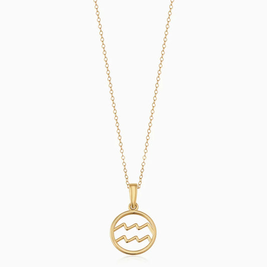 Collar de signo zodiacal - Oro
