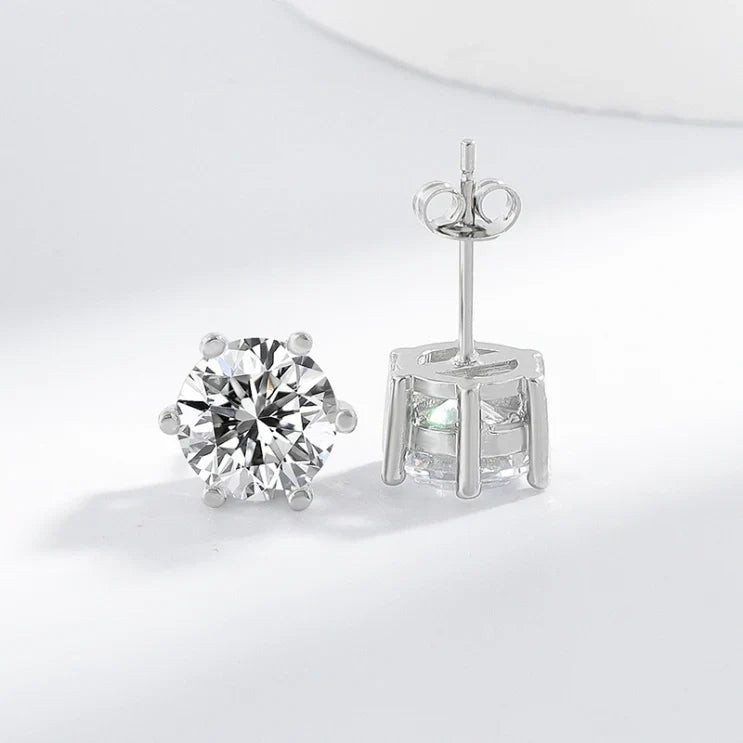 Aretes Tera | Oro blanco