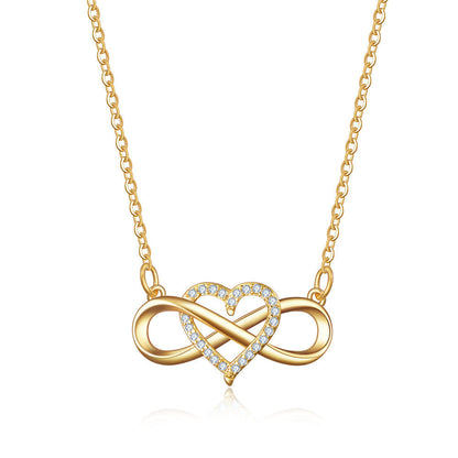 Collar Nudo de Amor Infinito | Oro