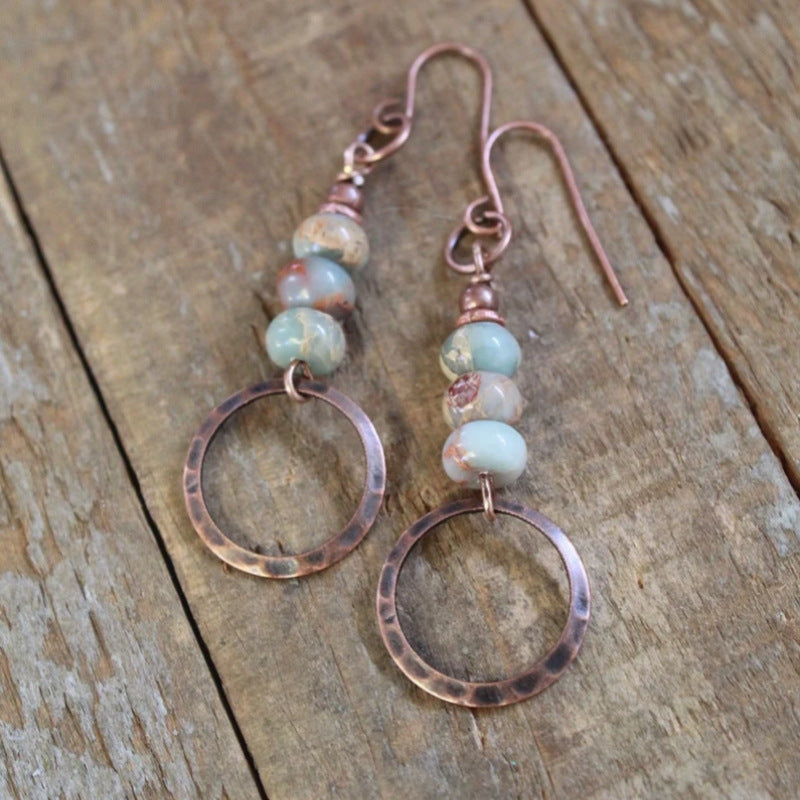 Aretes de cobre Misty Orb