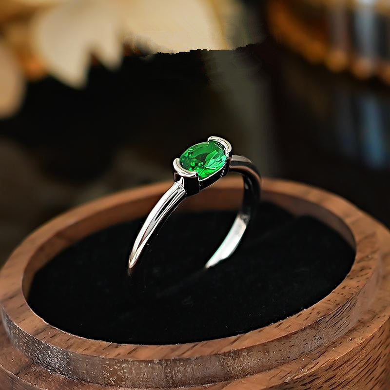 Anillo Naya Verdelle | Oro blanco