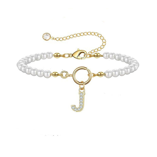 Pulsera con inicial de Auden Clé | Oro