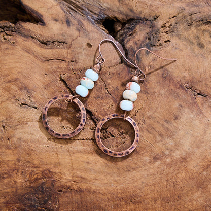 Aretes de cobre Misty Orb