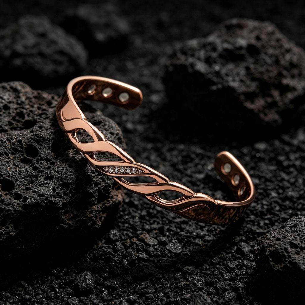 Pulsera de cobre Vivienne Interlace
