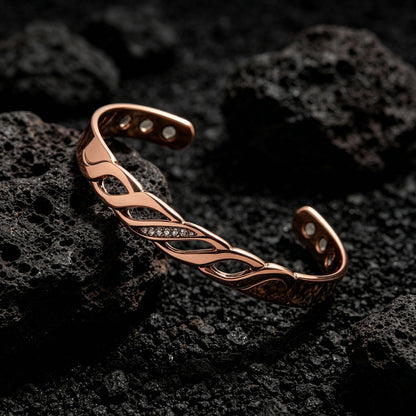 Pulsera de cobre Vivienne Interlace