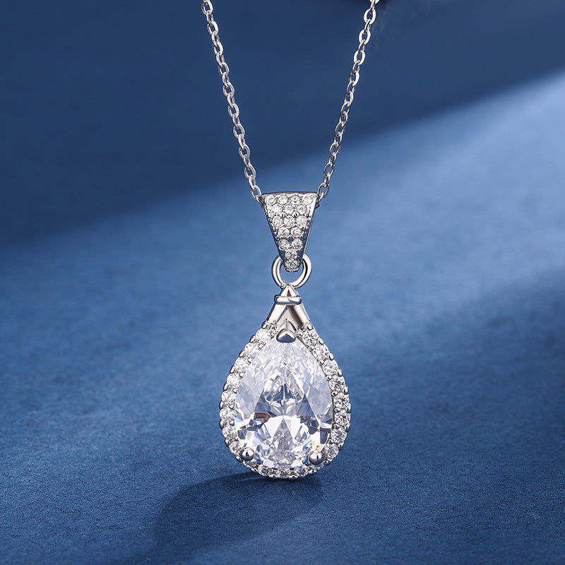 Set Aria Teardrop Blanco | Oro blanco