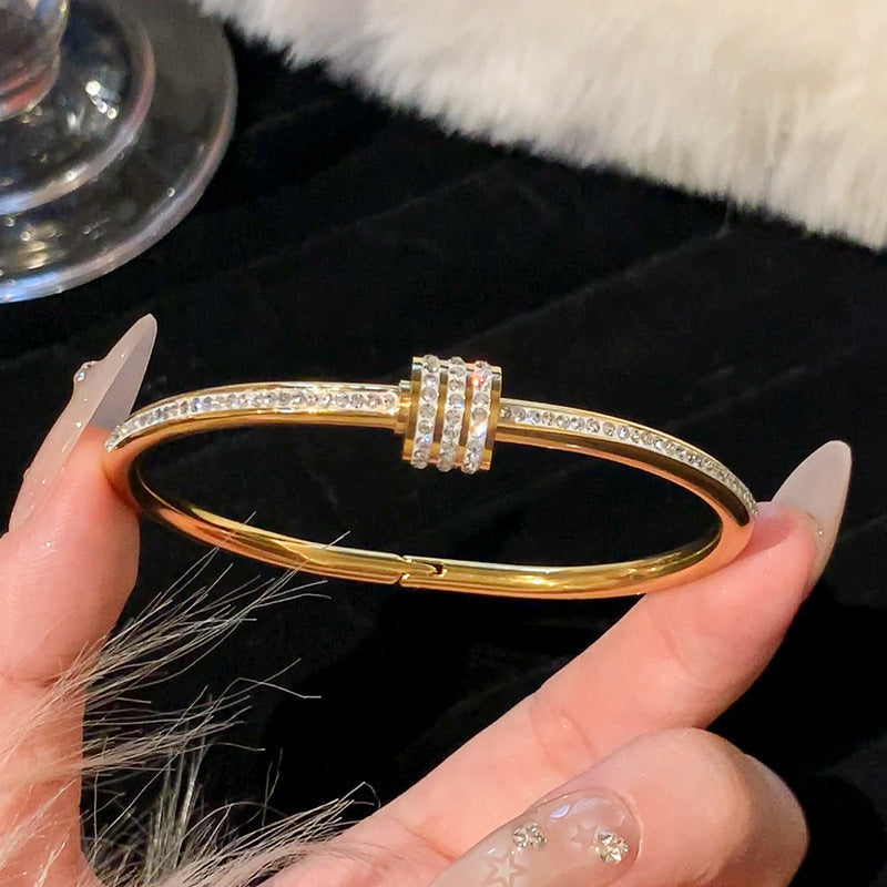 Pulsera Vianna Lucente | Oro blanco