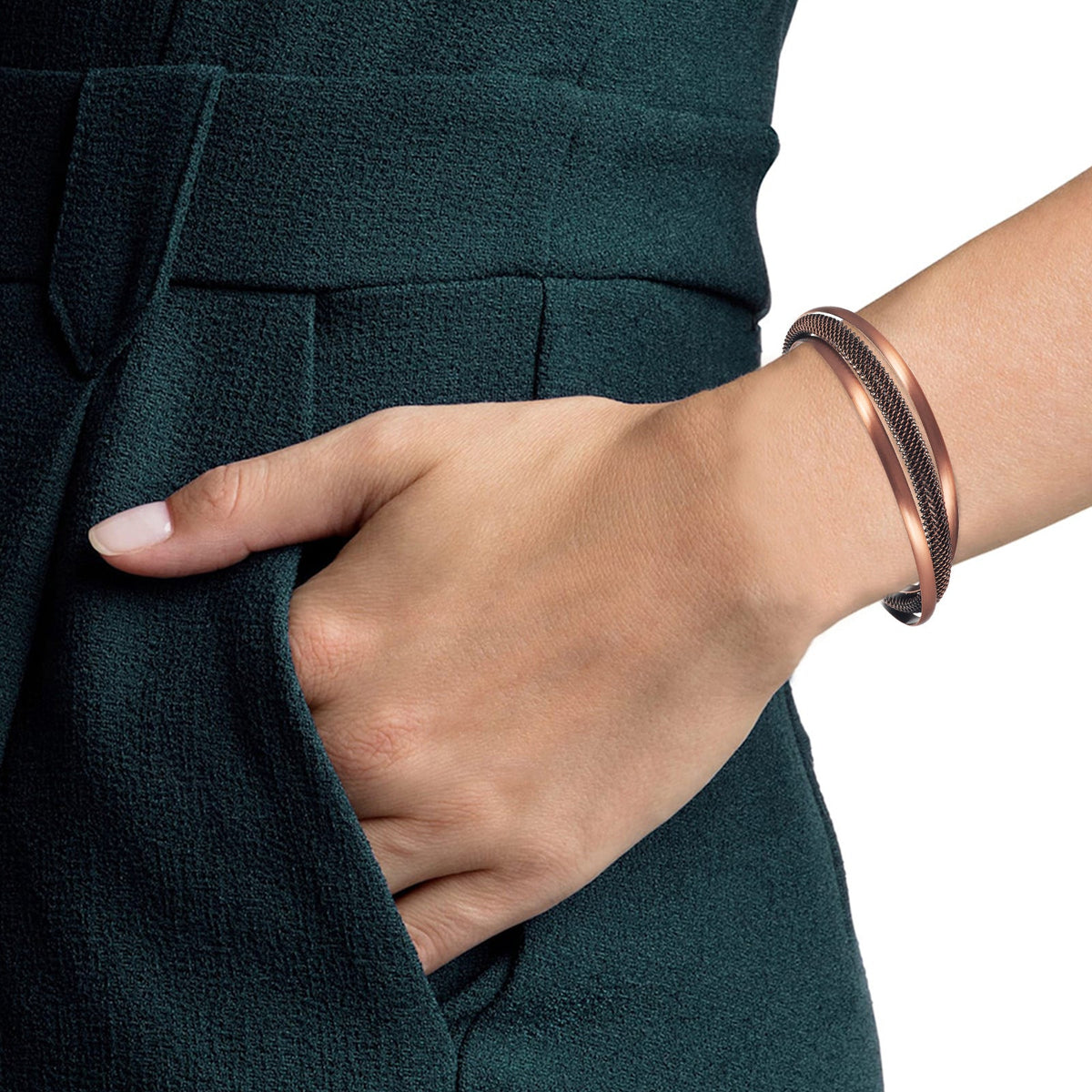 Brazalete de cobre Trestle