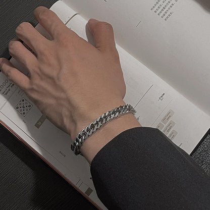 Sterling Vale Bracelet | White Gold