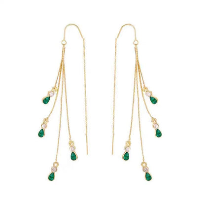 Aretes de borlas Calista Moreau | Oro