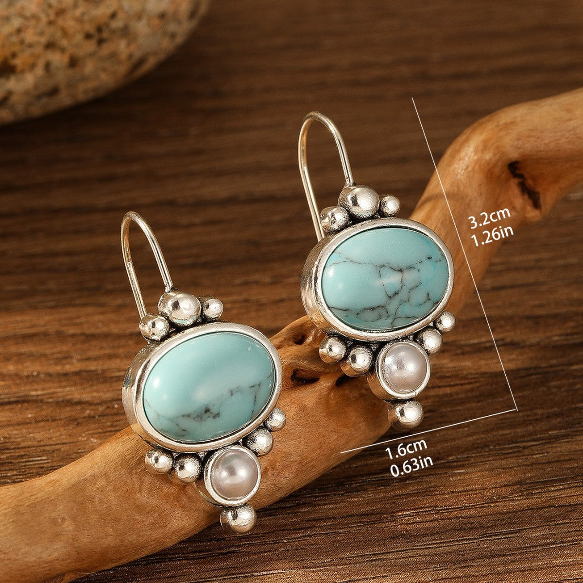 Aretes Briselle Shorelight | Oro blanco