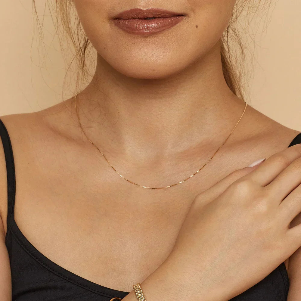 Cadena Bodega Box | Oro blanco