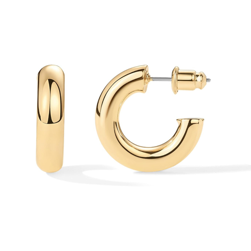Aretes de aro Stardust | Oro