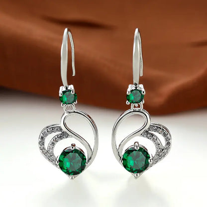 Aretes Seraphina Duval | Oro blanco