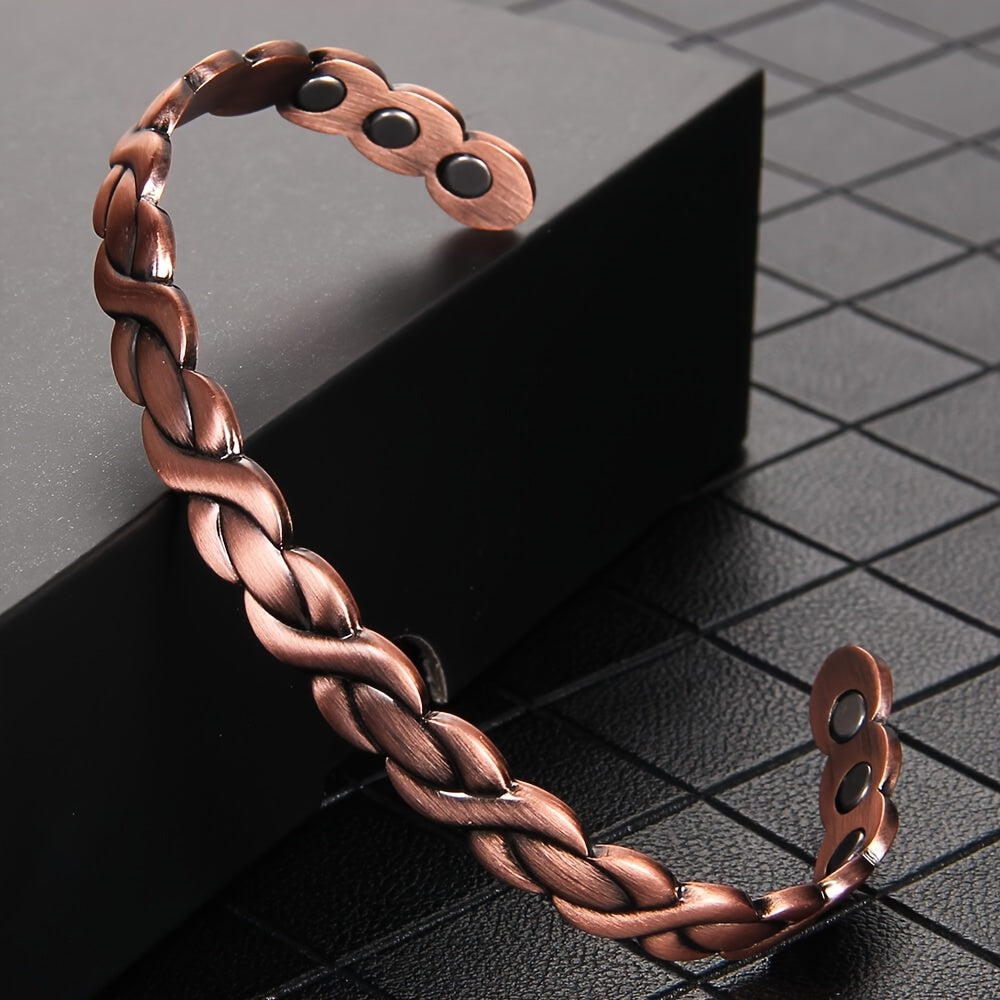 Pulsera de cobre Braided Harmony
