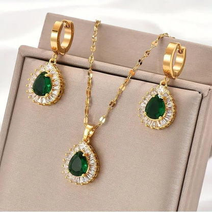 Conjunto de joyería Rheya Lysandelle | Oro