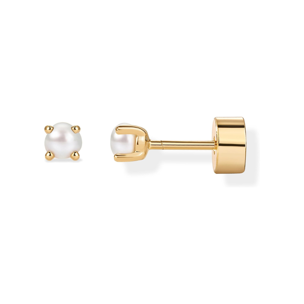 Aretes de perlas delicados | Oro