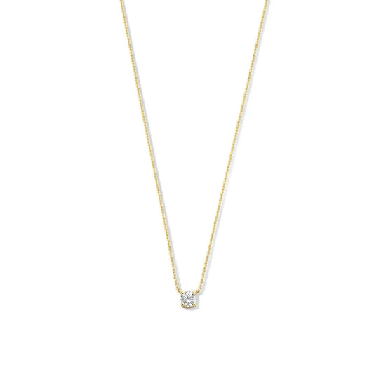 Collar de Moissanita Cléa | Oro