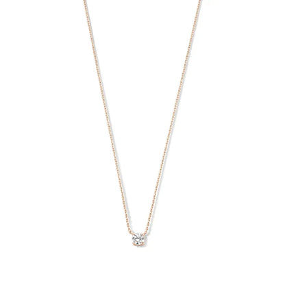 Cléa Stone Necklace | White Gold