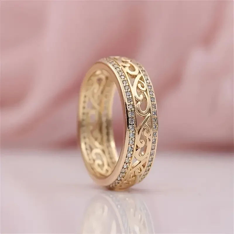Anillo de oro Shiny Hollow - Oro