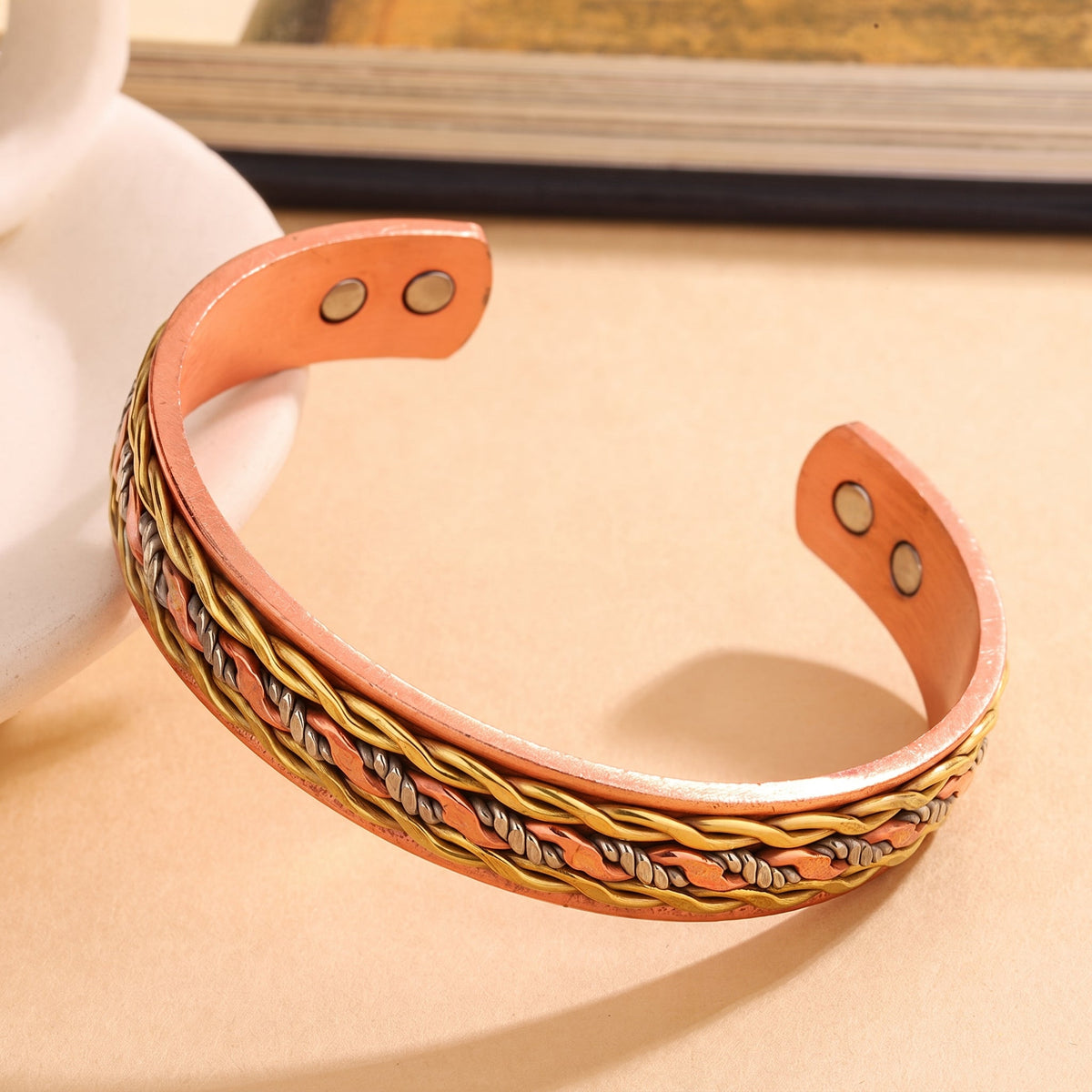 Pulsera de cobre Loom Aurelia
