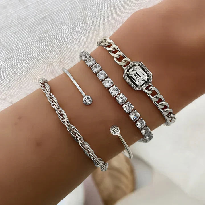 Set de pulseras Domitia Calvina | Oro